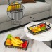 Cesta de fruta y alimentos de doble capa desmontable para la cocina al por mayor 161692