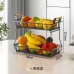 Cesta de fruta y alimentos de doble capa desmontable para la cocina al por mayor 161692