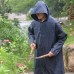 Impermeable de poliéster de cuerpo entero para lluvias unisex colores variados al por mayor 92609