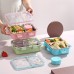 Topper lonchera con 3 compartimentos de comida con dibujos para niños al por mayor 93058