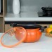 olla de presion en forma de calabaza antiadherente 22 cm , MAYOREO 93093