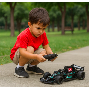 Auto de carreras Fórmula 1 a control remoto con control inalámbrico, coche deportivo RC de alta velocidad para niños, juguete de carreras interactivo Venta al por mayor 93113 