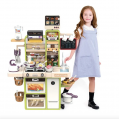 Cocina infantil de 93 cm con efecto de humo real, luces y sonidos. Modelo 93T-3. Incluye accesorios y funciones interactivas para un juego más realista. Ideal para niñas y niños. Venta por mayoreo