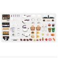 Cocina infantil de 93 cm con efecto de humo real, luces y sonidos. Modelo 93T-3. Incluye accesorios y funciones interactivas para un juego más realista. Ideal para niñas y niños. Venta por mayoreo