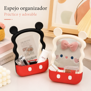 Espejo Organizador de Maquillaje con Diseño Adorable