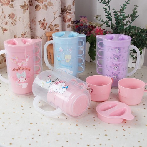 Juego de jarra y tazas de dibujos animados sanrio AL-001021