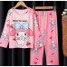 Conjunto de pijama infantil  varios modelos de diseños animado (2 piezas) AQS-10191