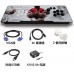 Tablero de arcade doble con controles integrados estilo retro, ideal para 2 jugadores, compatible con HDMI, VGA y USB, modelo AR76, venta por mayoreo