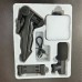 kit de grabación con luz led, micrófono y soporte para celular, ideal para creadores de contenido, vlogs y transmisiones en vivo, modelo ay-49, venta por mayoreo