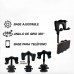 Soporte universal para teléfono con base ajustable y anillo de giro de 360°. Ideal para usar en el auto. Venta por mayoreo BA-025