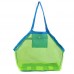 Bolsa de mano a malla, azul y verde     BAG10