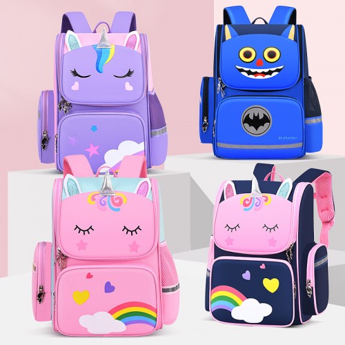 Mochila escolar infantil con diseño de unicornio BAG301