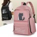 Mochila Combo de 2 pcz con diseño de Gato BAG403