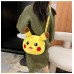 Bolso de felpa para niños, bolso lindo y moderno, bolso bandolera, monedero versátil, bolso de felpa de muñeco Pikachu lindo de dibujos animados, tamaño del producto: 20cm BAG303