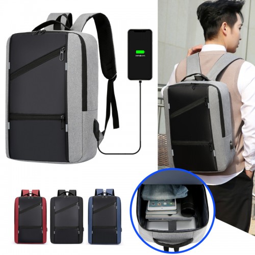 MOCHILA ESCOLAR CON ENTRADA USB  BAG84