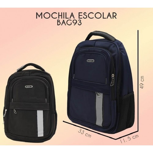 Mochila escolar apto para portar laptop BAG93