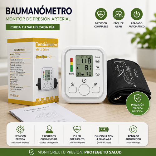 Baumanómetro Digital D-21588 con Brazalete