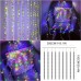 Cortina de luces LED en cascada con un diseño de enredadera de hojas, luces decorativas. Venta al por mayor BD-0105C
