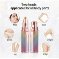Afeitadora eléctrica portátil, depiladora ideal para cejas y vello facial multifuncional 2 en 1 recargable USB. Venta al por mayor 
