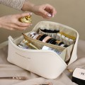 Neceser organizador de maquillaje grande con compartimentos, Ideal para viaje o uso diario, venta por mayoreo