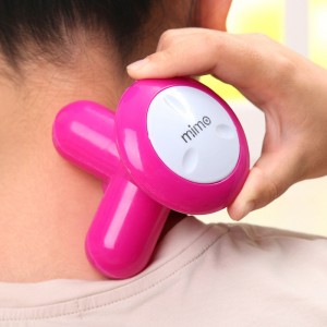 Mini masajeador triangular vibratorio de cuerpo completo, eléctrico portátil con enchufe USB multifuncional MAYOREO KS-47