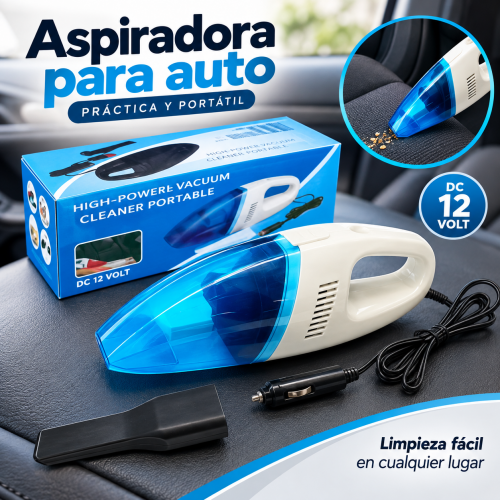 Aspiradora portátil para auto de 12 V con boquilla y cable para encendedor, ideal para limpieza interior del vehículo. Venta por mayoreo Aspiradora portátil para auto de 12 V con boquilla y cable para encendedor, ideal para limpieza interior del vehículo. Venta por mayoreo
