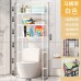 Estante organizador para baño de tres niveles, diseñado para colocarse sobre el inodoro y aprovechar al máximo el espacio. Ideal para almacenar toallas, papel higiénico, productos de limpieza y artículos de higiene personal. Venta por mayoreo BH-21211 
