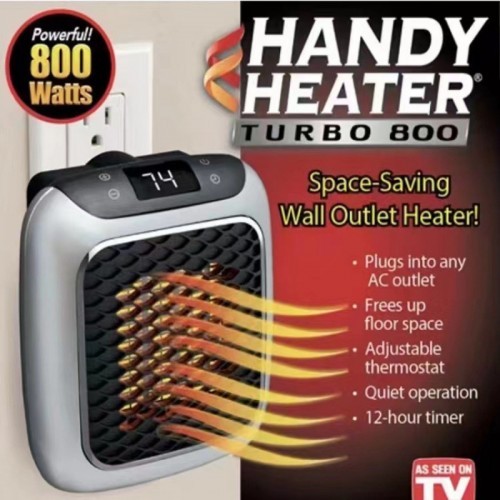 Calefactor portátil BH-21258 de enchufe con termostato digital y pantalla LED. Venta por mayoreo BH-21258