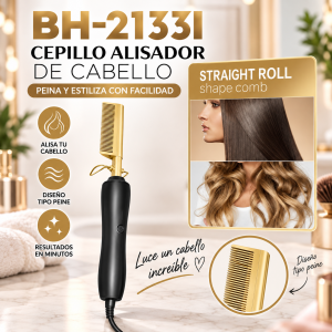 Peine eléctrico para cabello con diseño tipo peine, ideal para peinar y estilizar el cabello. Venta por mayoreo