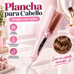 Rizadora para cabello, ideal para estilizar el cabello con ondas. Venta por mayoreo