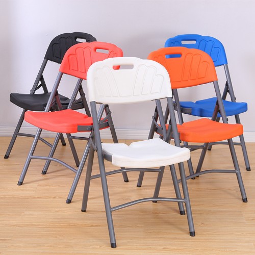 Silla plegable de plástico resistente, uso interior y exterior, venta por mayoreo BH-2157