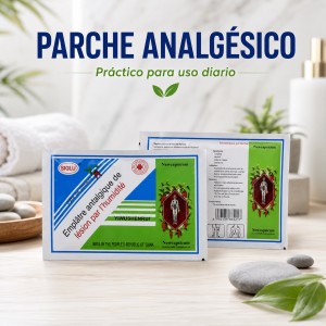 Parche adhesivo de 5x7 cm práctico y fácil de aplicar para cuidado personal. Venta por mayoreo