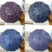 Sombrilla plegable grande 75cm con varios diseños de cuadros, resistente al viento y al agua, tamaño compacto para bolso o mochila, modelo BLZ-02005, venta por mayoreo