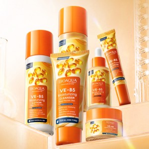 Set facial BIOAQUA VE + B5 con limpiador, suero, crema, loción y contorno de ojos – Hidratación profunda y reparación para todo tipo de piel , MAYOREO BQY17932