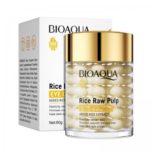 Contorno de Ojos BIOAQUA Rice Raw Pulp con Extracto de Arroz Reduce Ojeras y Nutre Venta por Mayoreo BQY48188