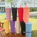 Vaso con simulación de lentejuelas 710ml, acabado mate, colores surtidos, tapa y popote venta por mayoreo BWB-1780
