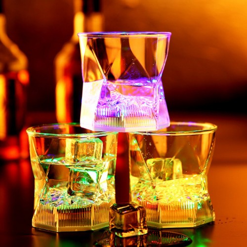 Vaso luminoso fiesta divertido luz led bebidas shots de 280ml , MAYOREO BZ529 