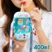 Botella de agua en forma de paleta capacidad 400ml,CON pegatinas NORMAL+3D BZ6170