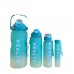 Juego de botellas de 2000ml +900ml +600ml+300ml con Pegatina 3D BZ6204