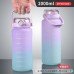 Botella de agua de plastico deportiva resiste a altas temperaturas 2 L , MAYOREO BZ672