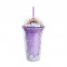 Vaso de acrilico con tapa y luz led capacidad de 450ml , MAYOREO BZ719