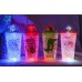 Vaso de acrílico de hidrogel con diseño de dinosaurio con luz LED de 450ML  BZ750