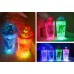 Vaso de acrílico de hidrogel con diseño de dinosaurio con luz LED de 450ML  BZ750