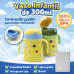 Vaso infantil de 300 ml con popote, ideal para mantener bebidas a temperatura adecuada. Diseño animado y tamaño perfecto para niños para uso diario en casa o escuela. Venta por mayoreo BZ813