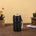 Termo inteligente 410ml con pantalla digital de temperatura y correa portátil – Botella térmica de acero inoxidable para café y té, Por Mayoreo BZ817