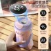 Vaso térmico reutilizable con tapa abatible y lector de temperatura 420ml, vaso portátil que mantiene la temperatura de bebidas, para niños y jóvenes. Venta Por Mayoreo BZ822