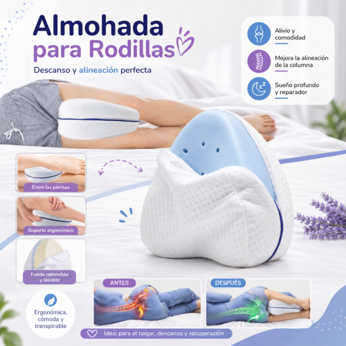 Cojín Ortopédico Ergonómico para Piernas y Rodillas. Venta por mayoreo Cojín Ortopédico Ergonómico para Piernas y Rodillas. Venta por mayoreo