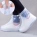 Cubre zapatos fundas impermeables con cierre, reutilizables y antideslizantes, venta por mayoreo