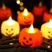 Velas de luz LED de calabaza para Halloween velas decorativas. Venta por mayoreo CJ-01012