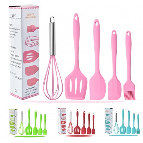 Set de utensilios para cocina de plástico de 5pzs CJ-2043